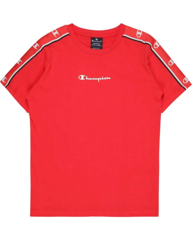 CHAMPION CAMISETA CHAMPION DE MANGA CORTA PARA NIÑO/A ROJO