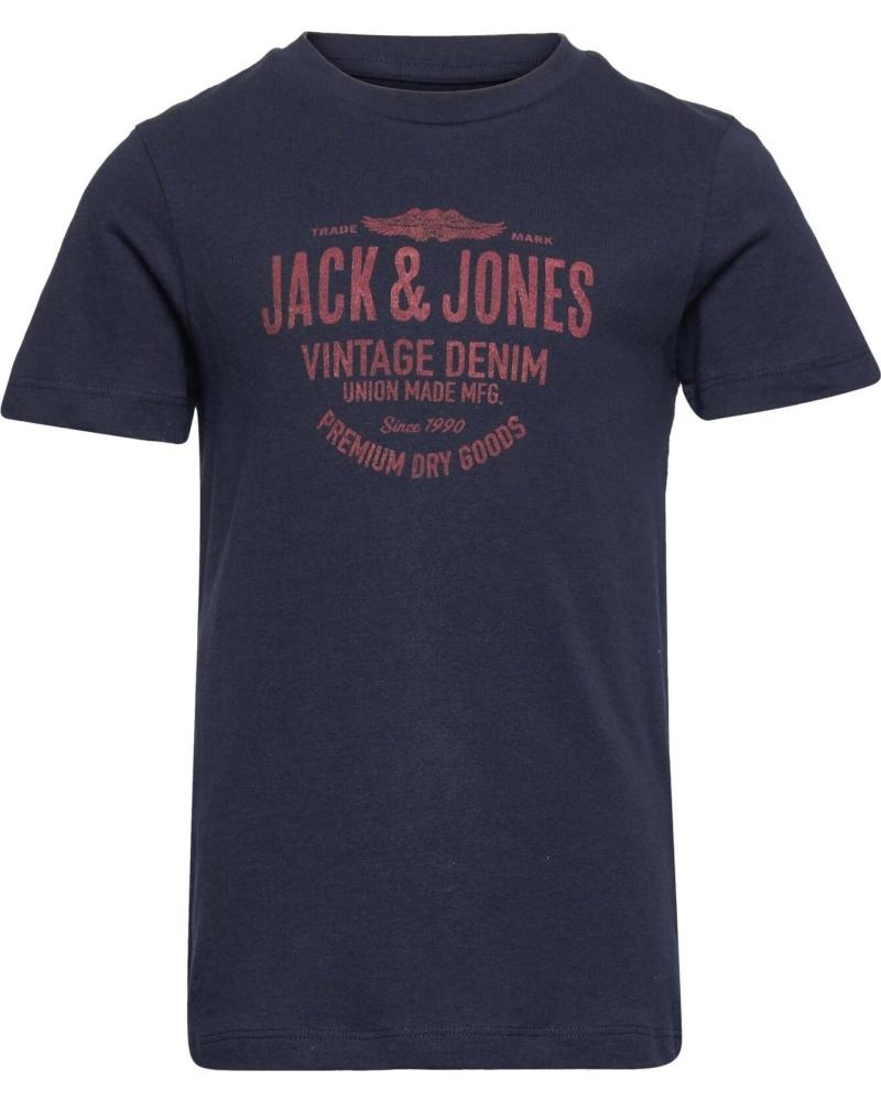 JACK AND JONES CAMISETA DE MANGA CORTA JACK & JONES PARA NIÑO AZUL