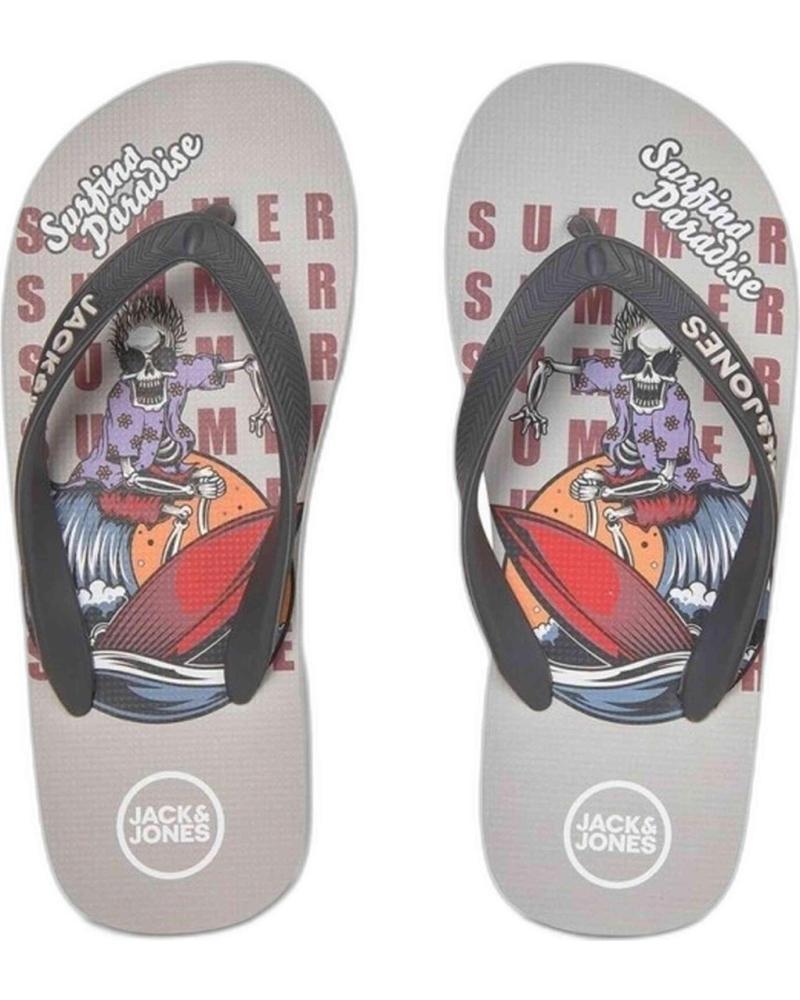 JACK AND JONES CHANCLAS JACK JONES PARA NIÑOS NEGRO