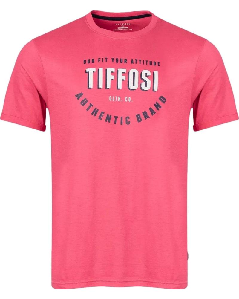 TIFFOSI CAMISETA MANGA CORTA TIFFOSI PARA HOMBRE ROSA