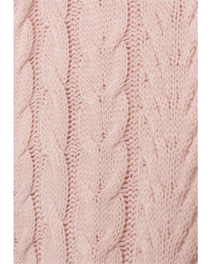 TIFFOSI SUDADERA DE PUNTO TRENZADO TIFFOSI UNISEX PARA NIÑOS ROSA