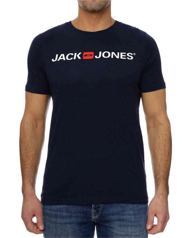 JACK AND JONES CAMISETA JACK & JONES DE MANGA CORTA PARA HOMBRE AZUL