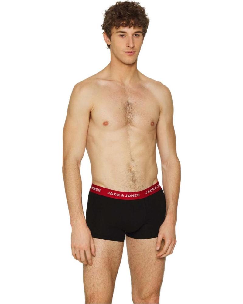 JACK AND JONES PACK 7 CALZONCILLOS JACK & JONES PARA HOMBRE NEGRO