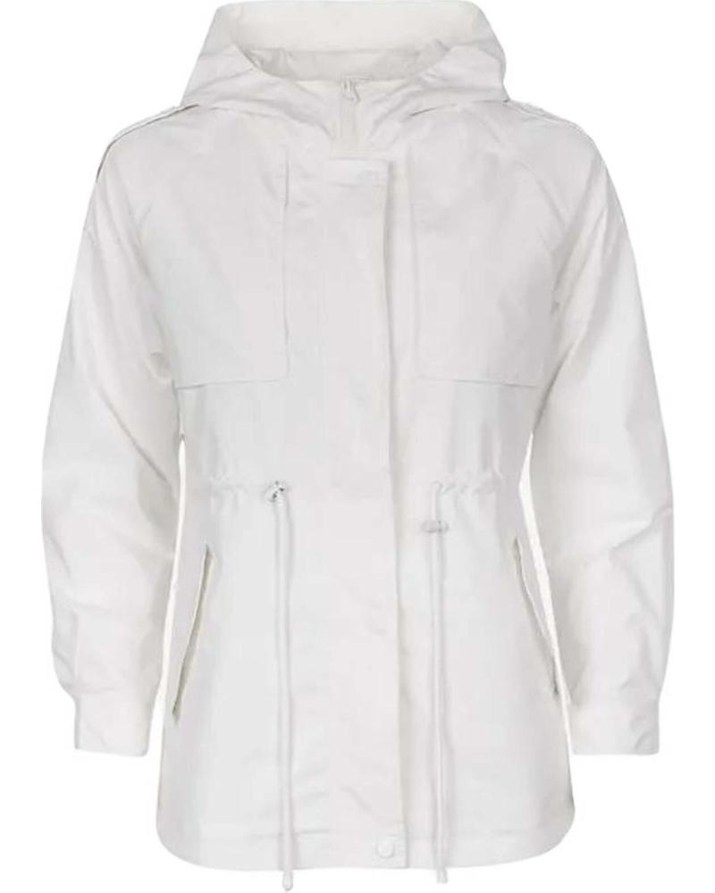 TIFFOSI CHAQUETA TIFFOSI BLANCA CON CAPUCHA PARA MUJER BLANCO