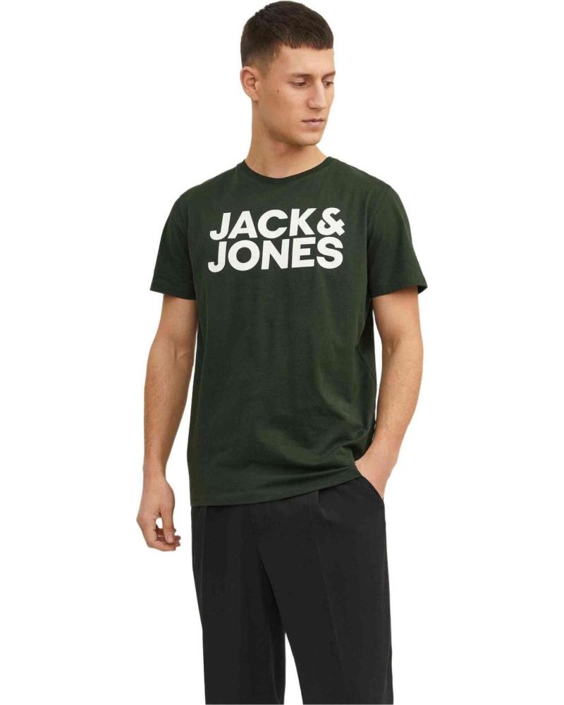 JACK AND JONES CAMISETA JACK & JONES DE MANGA CORTA PARA HOMBRE VERDE