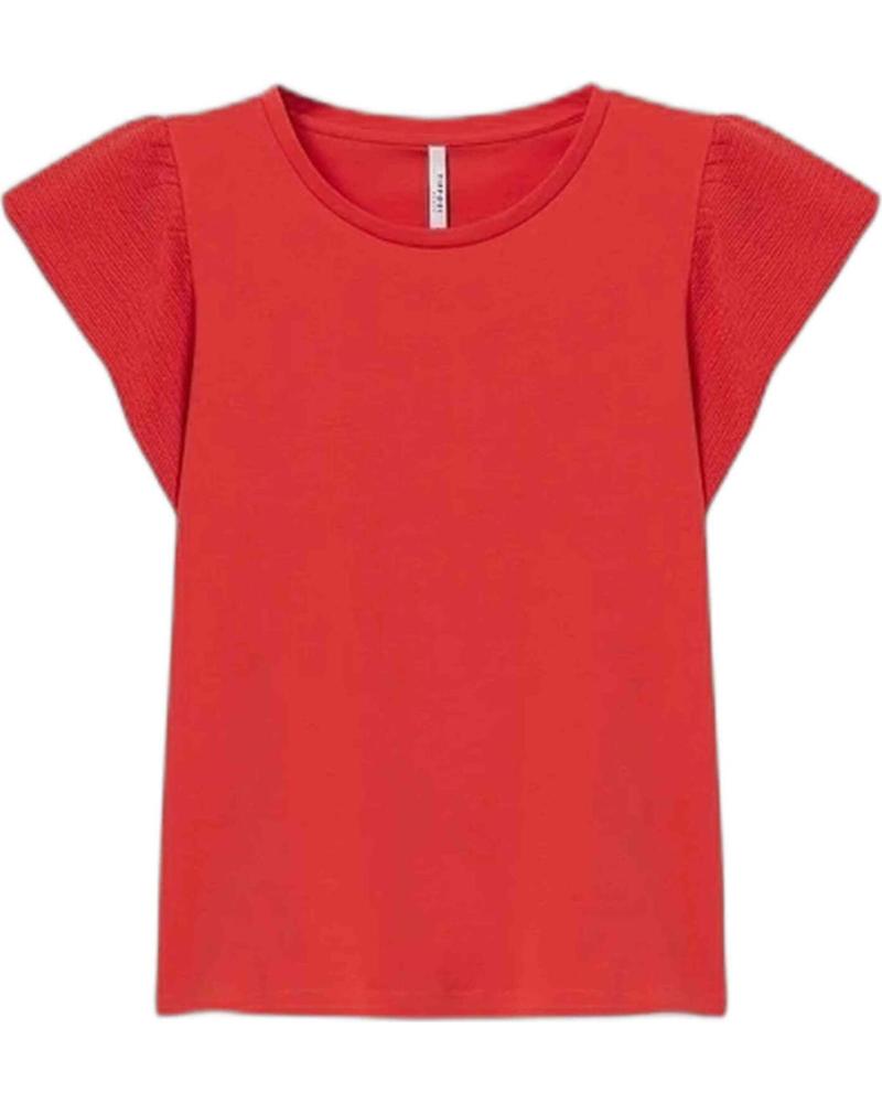 TIFFOSI BLUSA TIFFOSI ROJA DE MANGA CORTA PARA MUJER ROJO