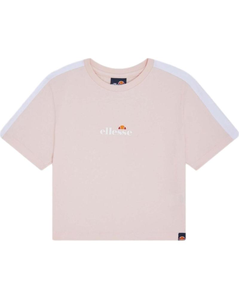 ELLESSE CAMISETA CORTA DE MANGA CORTA ELLESSE PARA NIÑA EN ROSA ROSA