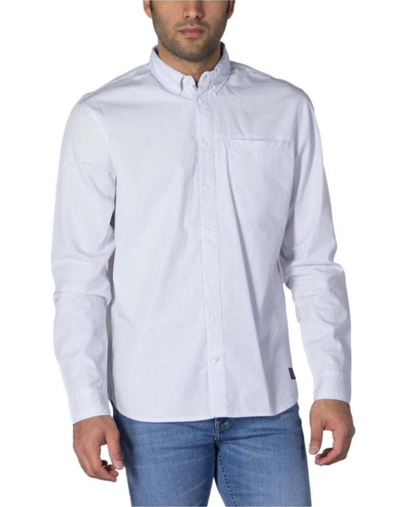 BLEND CAMISA DE VESTIR DE MANGA LARGA PARA HOMBRE AZUL