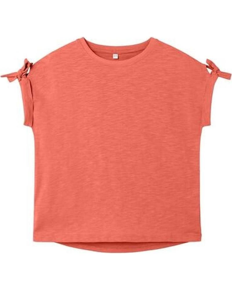 NAME IT CAMISETA DE MANGA CORTA CON LAZOS PARA NIÑA NARANJA
