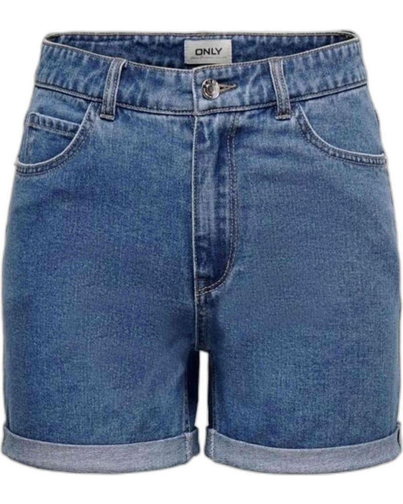 ONLY PANTALÓN CORTO VAQUERO ONLY PARA MUJER AZUL