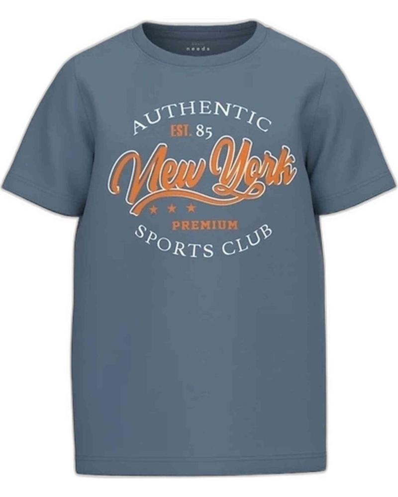 NAME IT CAMISETA UNISEX DE MANGA CORTA NAME IT CON ESTAMPADO DEPORTIVO AZUL