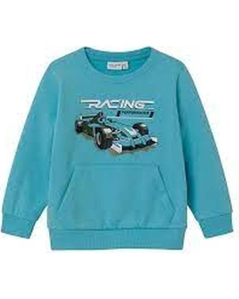 NAME IT SUDADERA NAME IT DE NIÑO CON ESTAMPADO DE COCHE DE CARRERAS AZUL