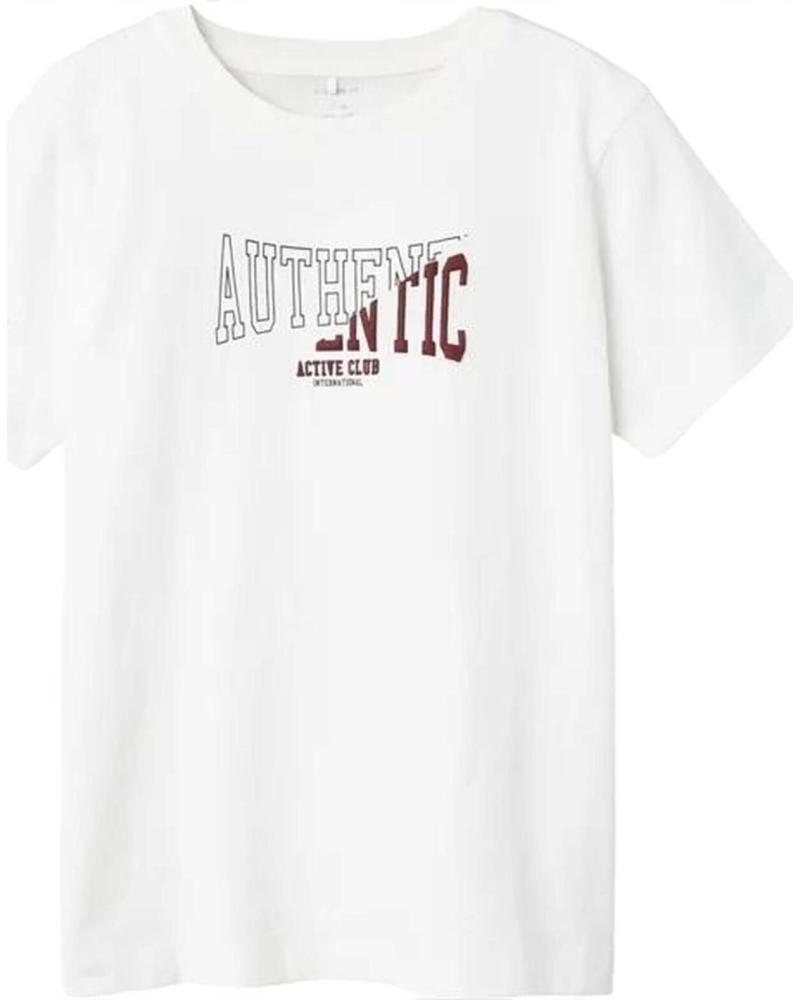 NAME IT CAMISETA DE MANGA CORTA ´AUTHENTIC ACTIVE CLUB´ BLANCO