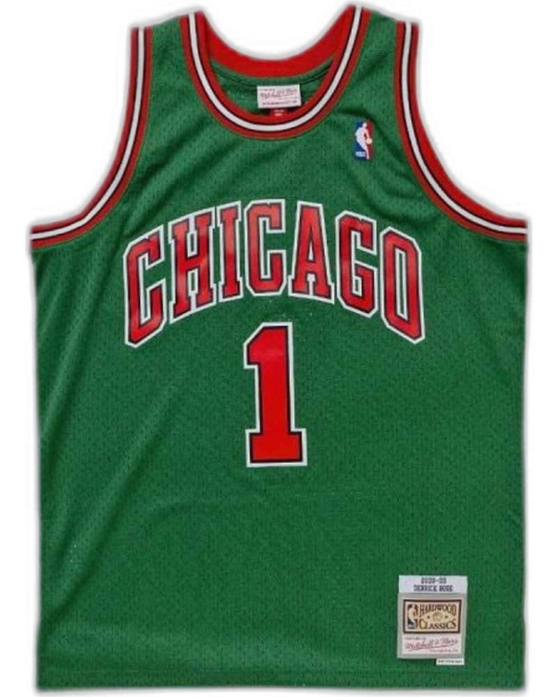 MITCHELL NESS CAMISETA MITCHELL & NESS CHICAGO BULLS DERRICK ROSE 1 HOMBRE VERDE VERDE