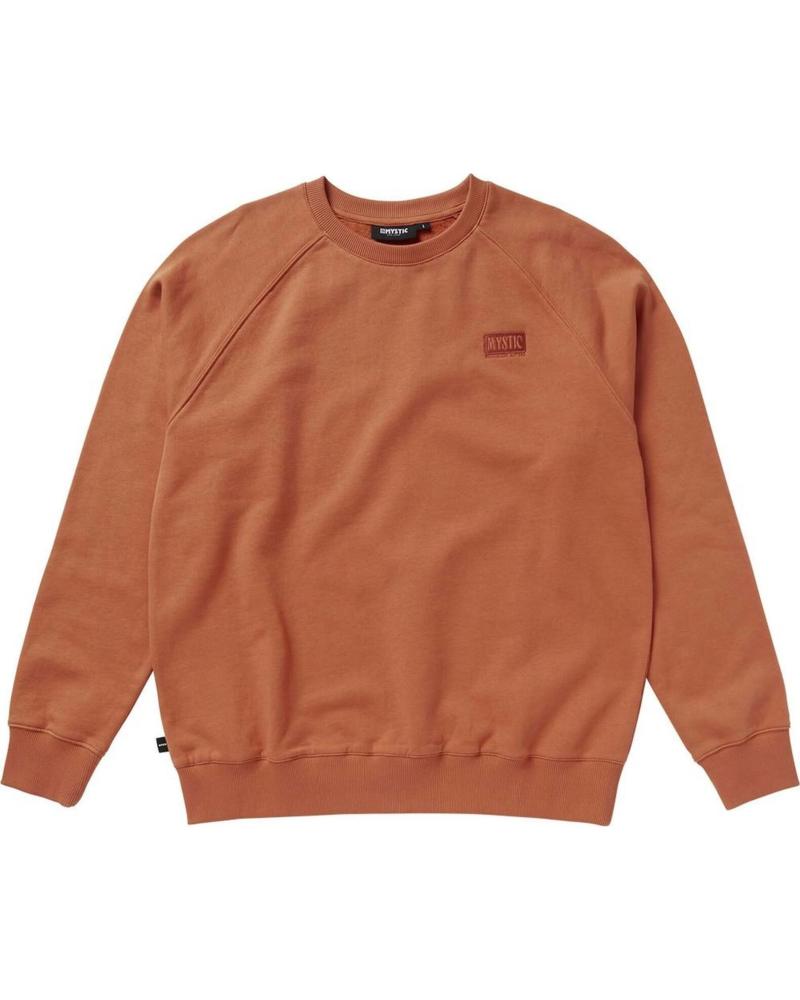 MYSTIC MYSTIC SUDADERA DE CUELLO REDONDO PARA HOMBRE NARANJA