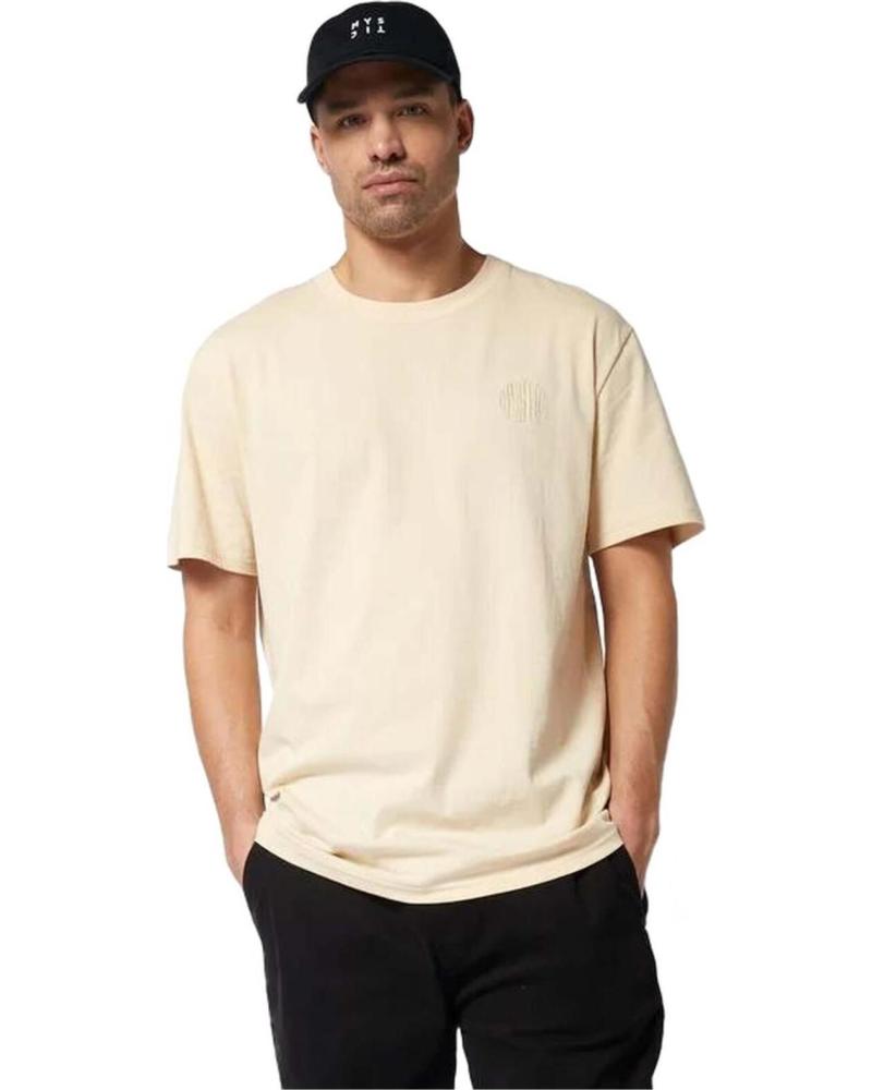 MYSTIC CAMISETA DE MANGA CORTA MYSTIC PARA HOMBRE BEIGE
