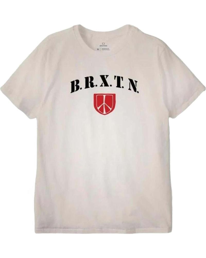 BRIXTON CAMISETA DE MANGA CORTA BRIXTON PARA HOMBRE BEIGE