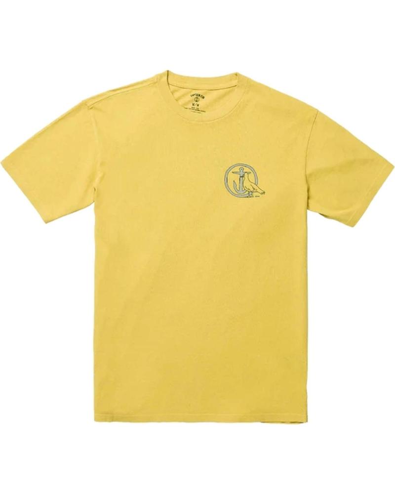 CAPTAIN FIN CAMISETA DE MANGA CORTA CAPTAIN FIN PARA HOMBRE AMARILLO