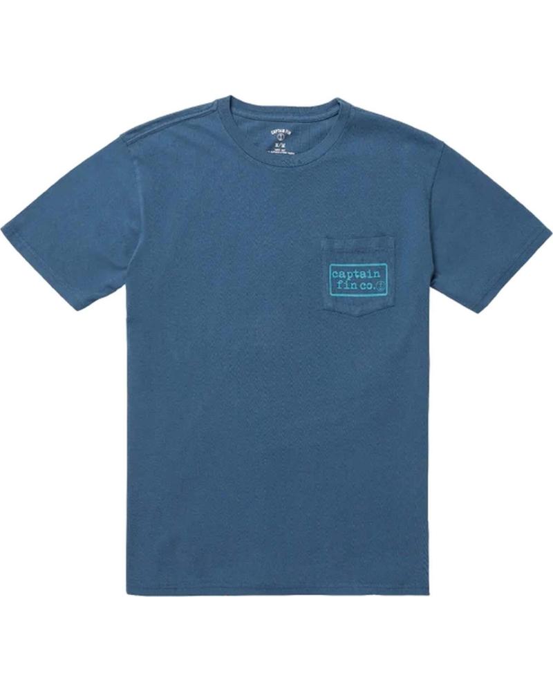 CAPTAIN FIN CAMISETA DE MANGA CORTA CAPTAIN FIN PARA HOMBRE AZUL