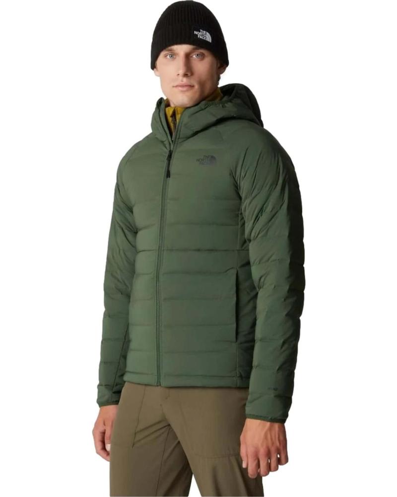 THE NORTH FACE CHAQUETA THE NORTH FACE CON CAPUCHA PARA HOMBRE VERDE