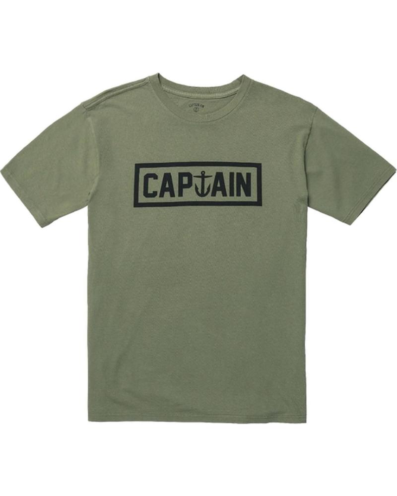 CAPTAIN FIN CAMISETA CAPTAIN FIN DE MANGA CORTA PARA HOMBRE VERDE