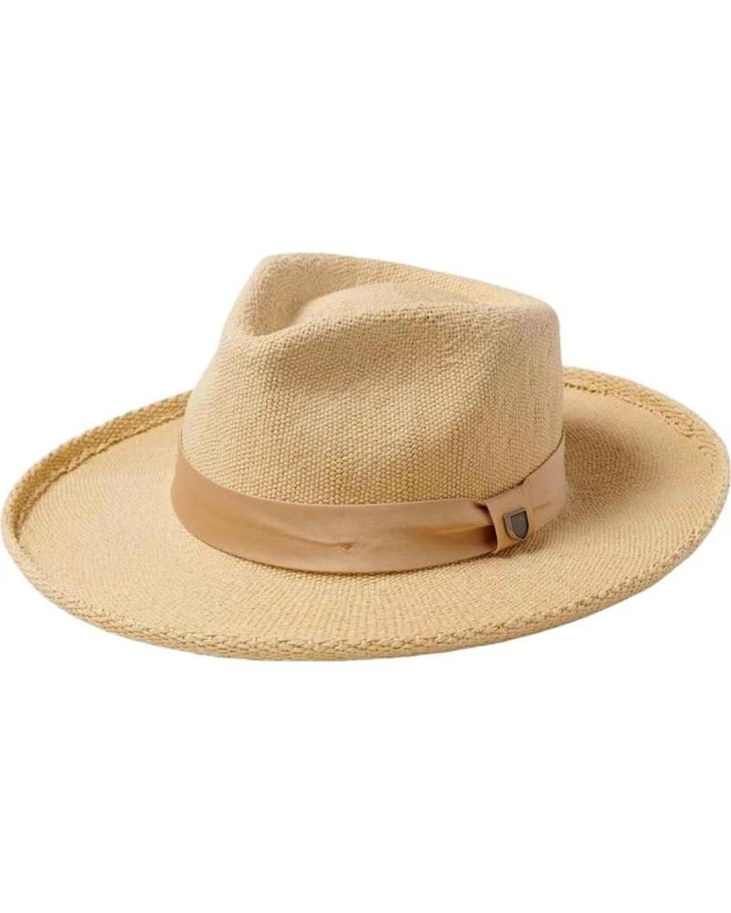 Sombrero Brixton Fedora de Paja Beige para Mujer Beige