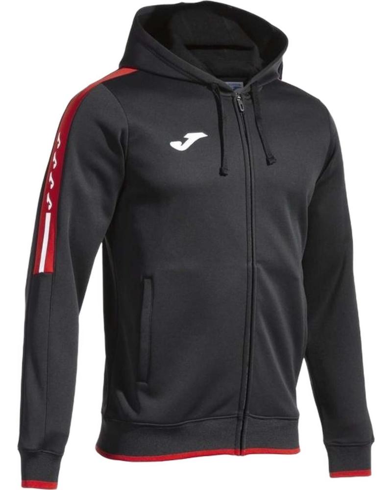 JOMA CHAQUETA CON CAPUCHA JOMA PARA HOMBRE NEGRA NEGRO