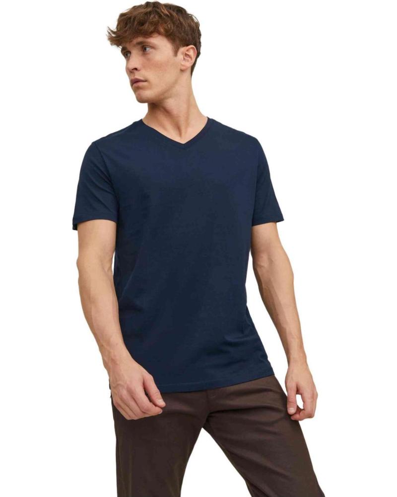 JACK AND JONES CAMISETA DE MANGA CORTA JACK & JONES PARA HOMBRE AZUL
