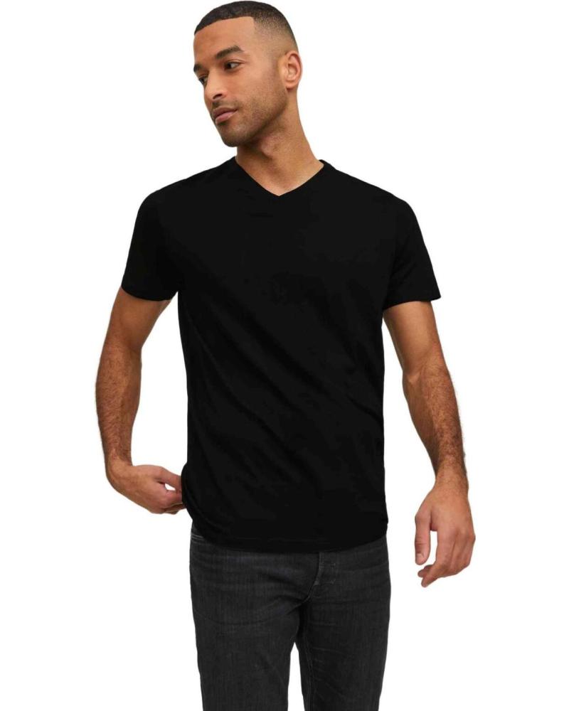 JACK AND JONES CAMISETA JACK & JONES DE MANGA CORTA PARA HOMBRE NEGRO