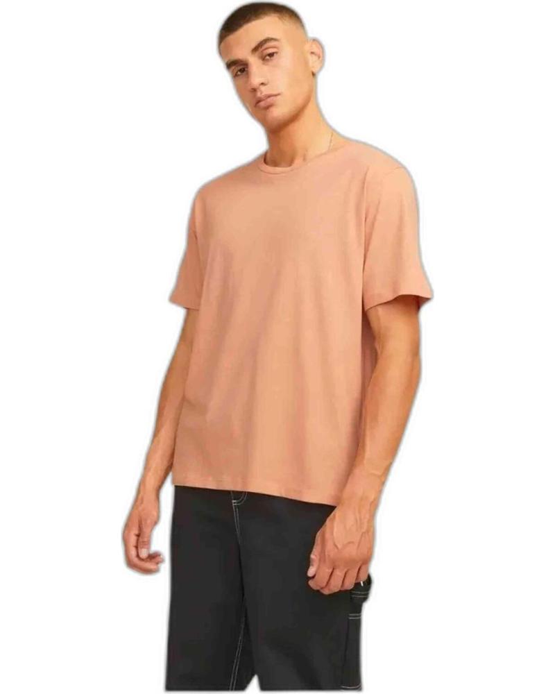 JACK AND JONES CAMISETA JACK & JONES DE MANGA CORTA PARA HOMBRE NARANJA