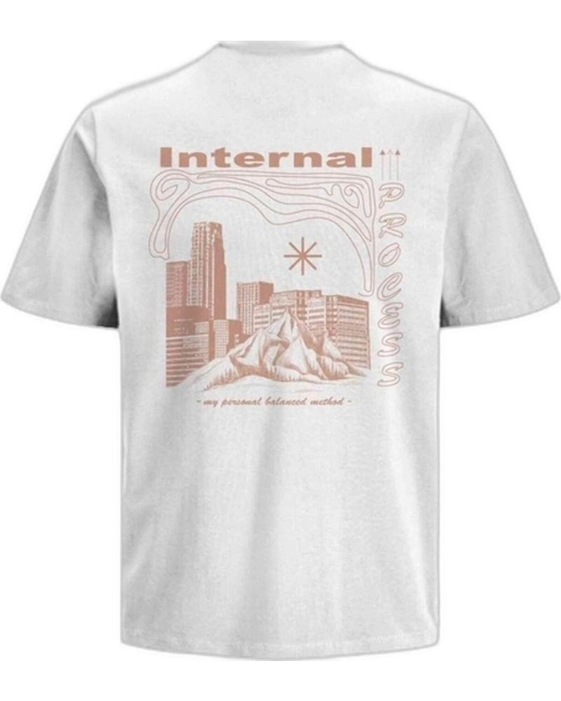 JACK AND JONES CAMISETA DE MANGA CORTA JACK & JONES PARA HOMBRE BLANCO