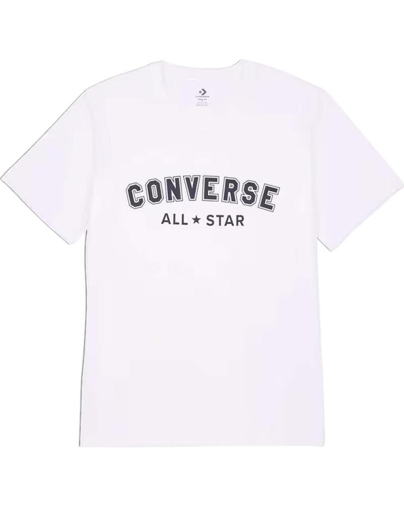 CONVERSE CAMISETA CONVERSE ALL STAR DE MANGA CORTA PARA HOMBRE BLANCO