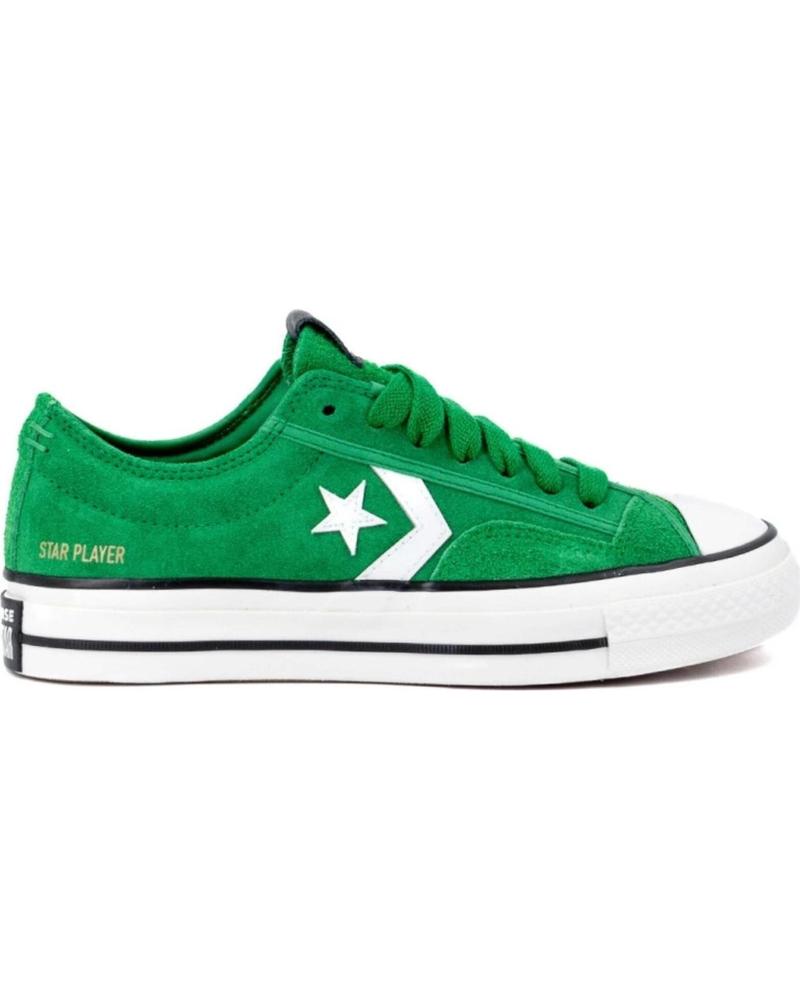 CONVERSE ZAPATILLAS CONVERSE STAR PLAYER 76 OX DE PIEL VERDE