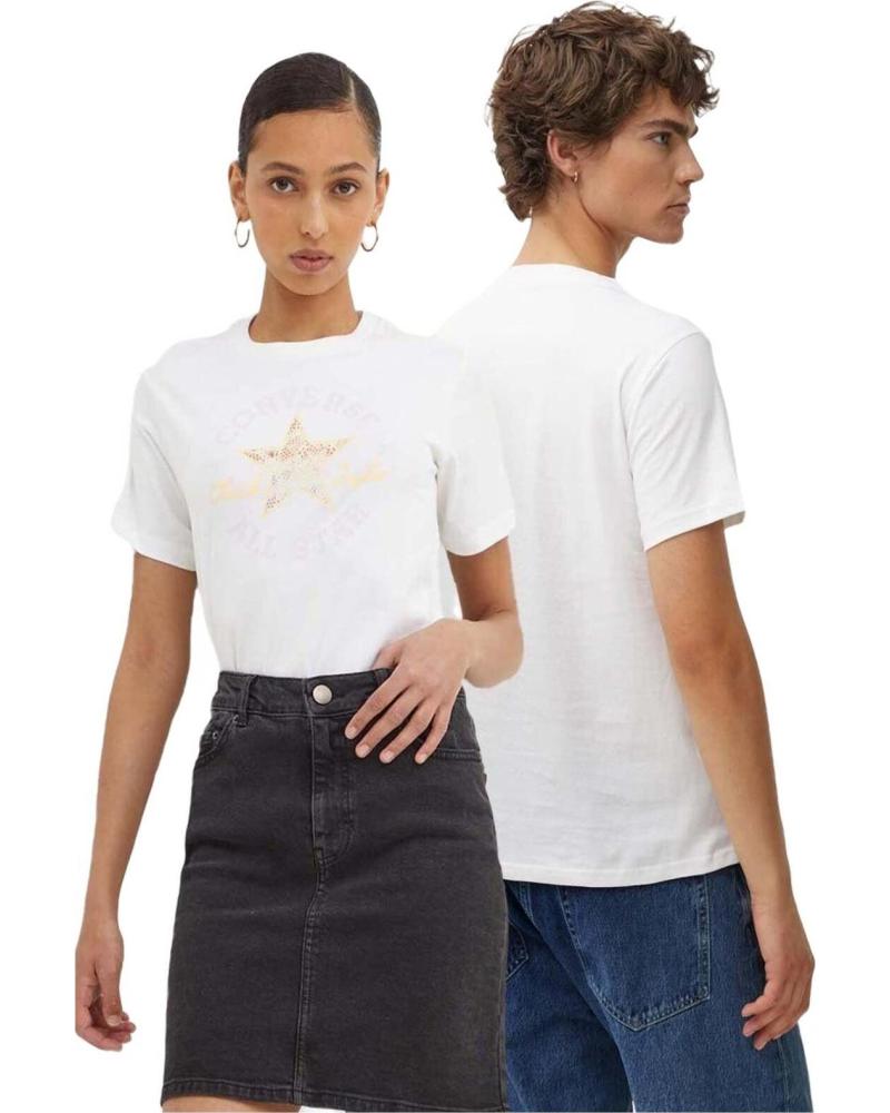 CONVERSE CAMISETA CONVERSE ALL STAR DE MANGA CORTA PARA MUJER BLANCO