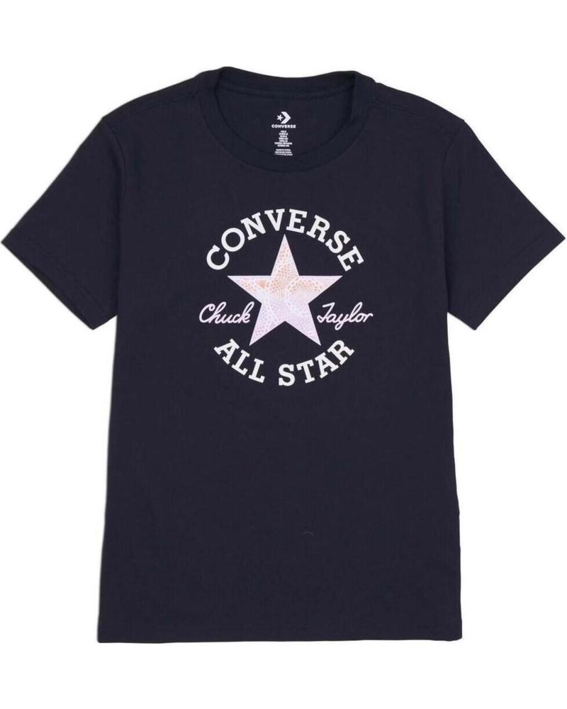 CONVERSE CAMISETA CONVERSE ALL STAR DE MANGA CORTA PARA MUJER NEGRO