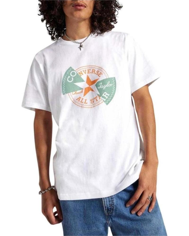 CONVERSE CAMISETA CONVERSE DE MANGA CORTA CON ESTAMPADO FLORAL PARA HOMBRE BLANCO