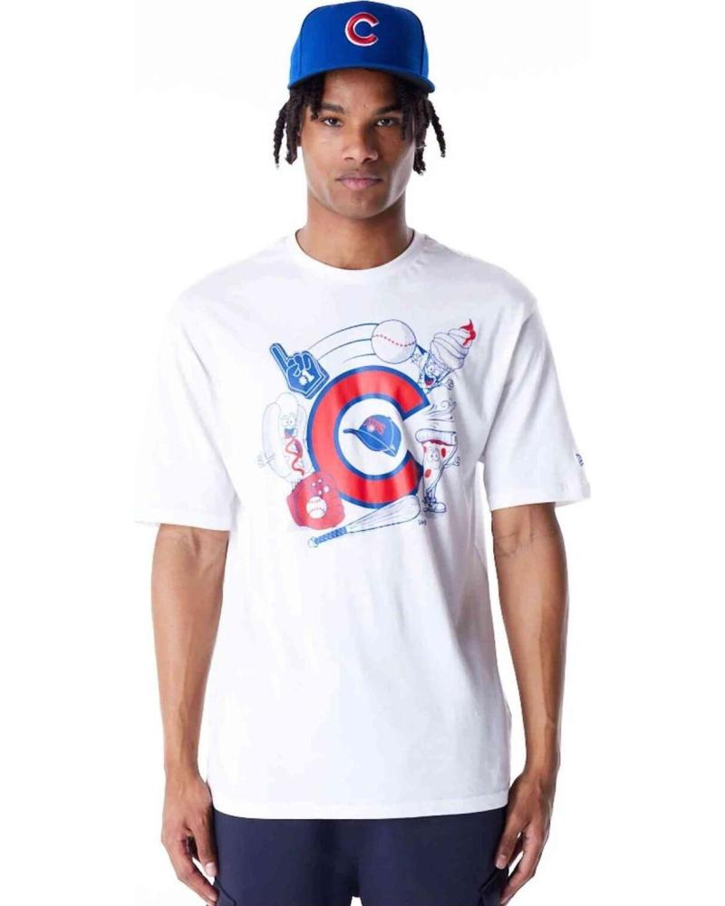 NEW ERA CAMISETA UNISEX NEW ERA CON LOGO BLANCO BLANCO