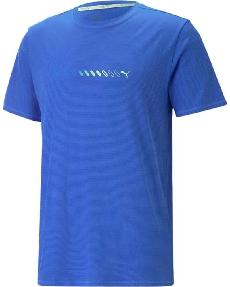 PUMA CAMISETA PUMA DE MANGA CORTA AZUL