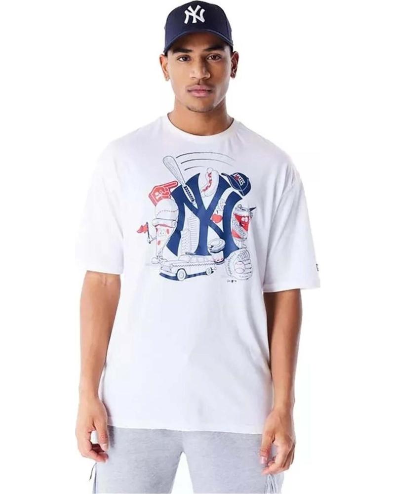 NEW ERA CAMISETA NEW ERA NEW YORK YANKEES MANGA CORTA HOMBRE BLANCO
