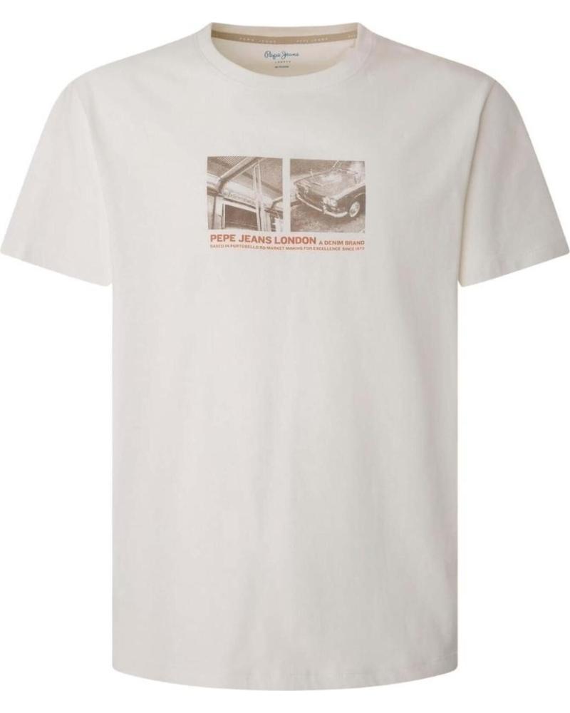 PEPE JEANS CAMISETA PEPE JEANS DE MANGA CORTA PARA HOMBRE BLANCO