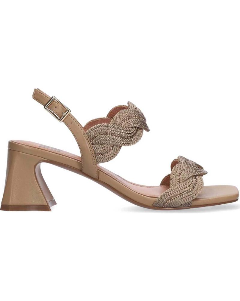 BIBI LOU SANDALIAS DE TACÓN DE TIRAS TRENZADAS BIBI LOU PARA MUJER EN MARRÓN MARRON