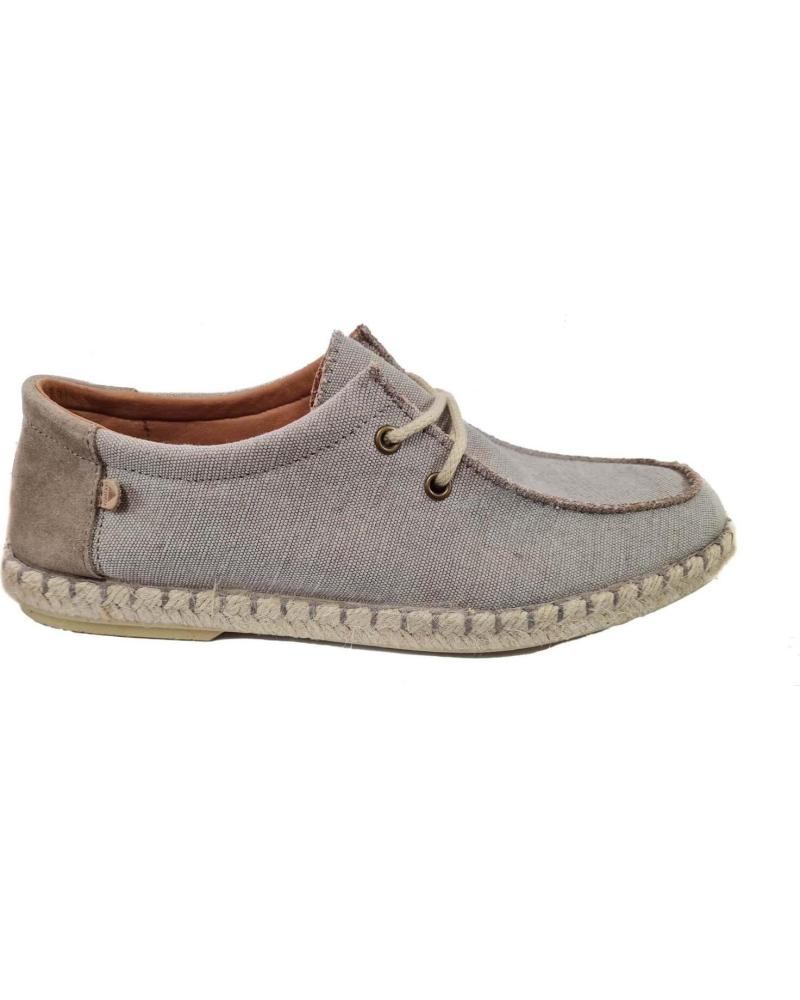 VERBENAS VERBENAS MOCASINES DE LONA PARA HOMBRE BEIGE BEIGE