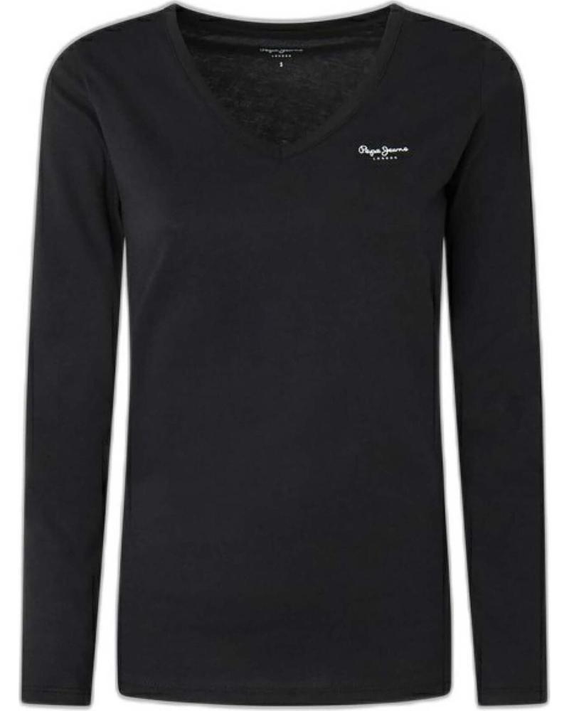 PEPE JEANS CAMISETA DE MANGA LARGA PEPE JEANS PARA MUJER NEGRO