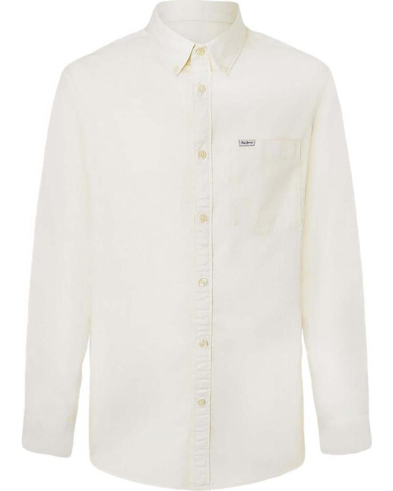 PEPE JEANS CAMISA PEPE JEANS DE HOMBRE BLANCA DE MANGA LARGA BLANCO