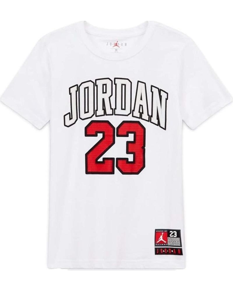 JORDAN CAMISETA JORDAN 23 MANGA CORTA BLANCO