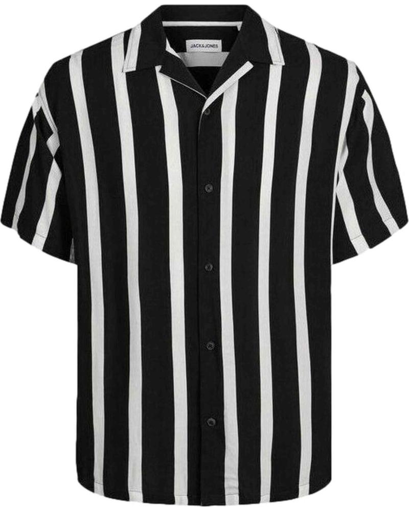 JACK AND JONES CAMISA DE RAYAS PARA HOMBRE JACK JONES NEGRO