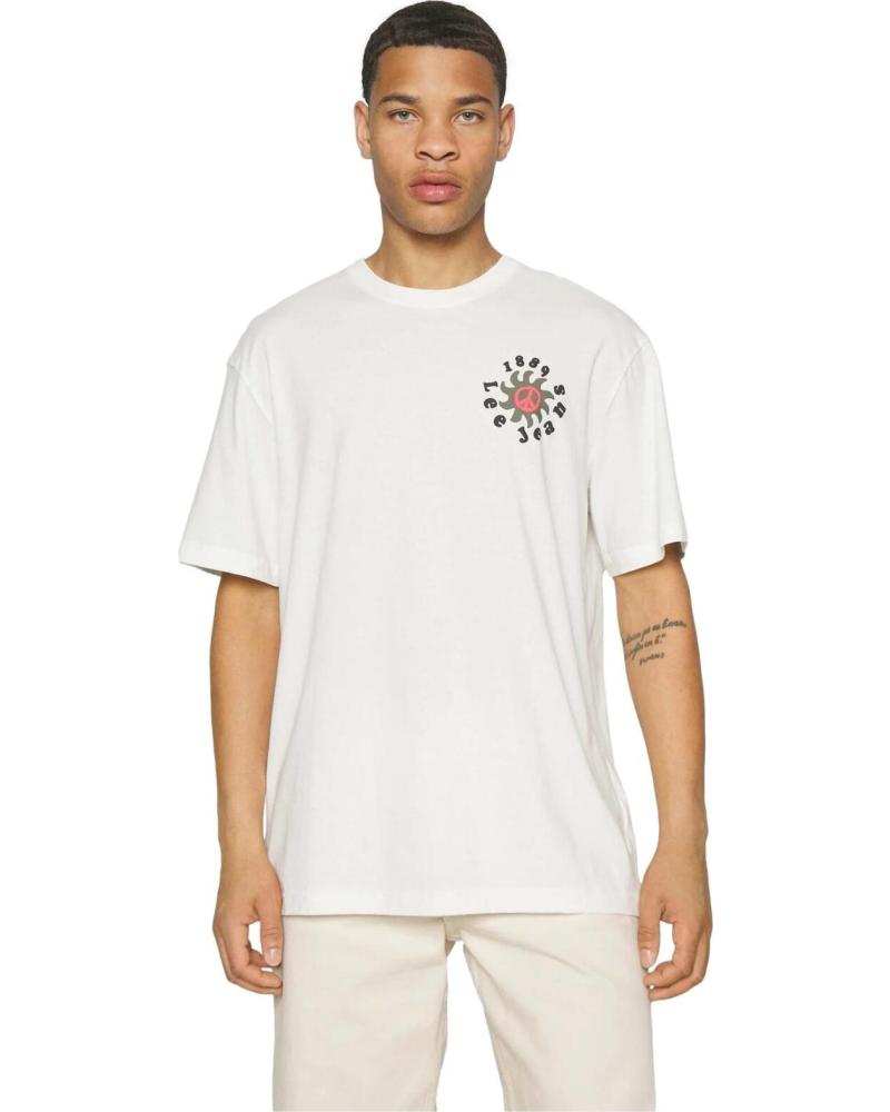 LEE CAMISETA DE MANGA CORTA LEE PARA HOMBRE BLANCO