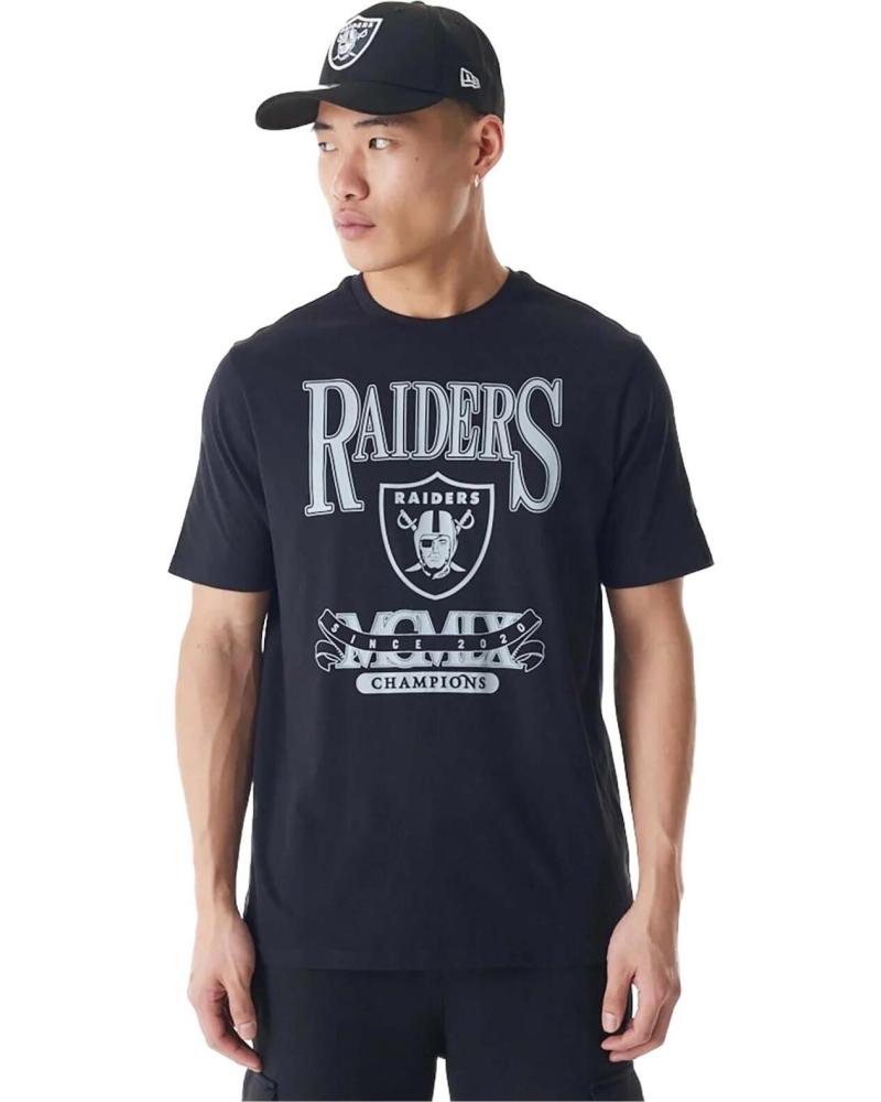 NEW ERA CAMISETA NEW ERA NFL LAS VEGAS RAIDERS MANGA CORTA HOMBRE NEGRO