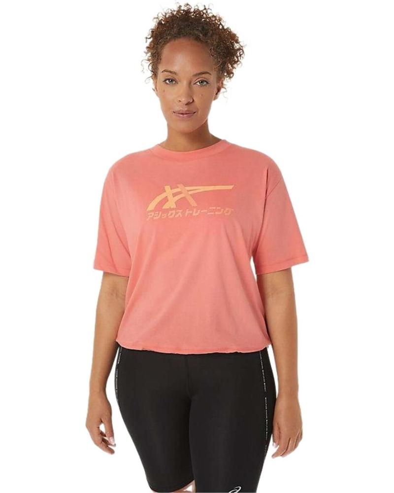 ASICS CAMISETA DE MANGA CORTA ASICS PARA MUJER ROSA