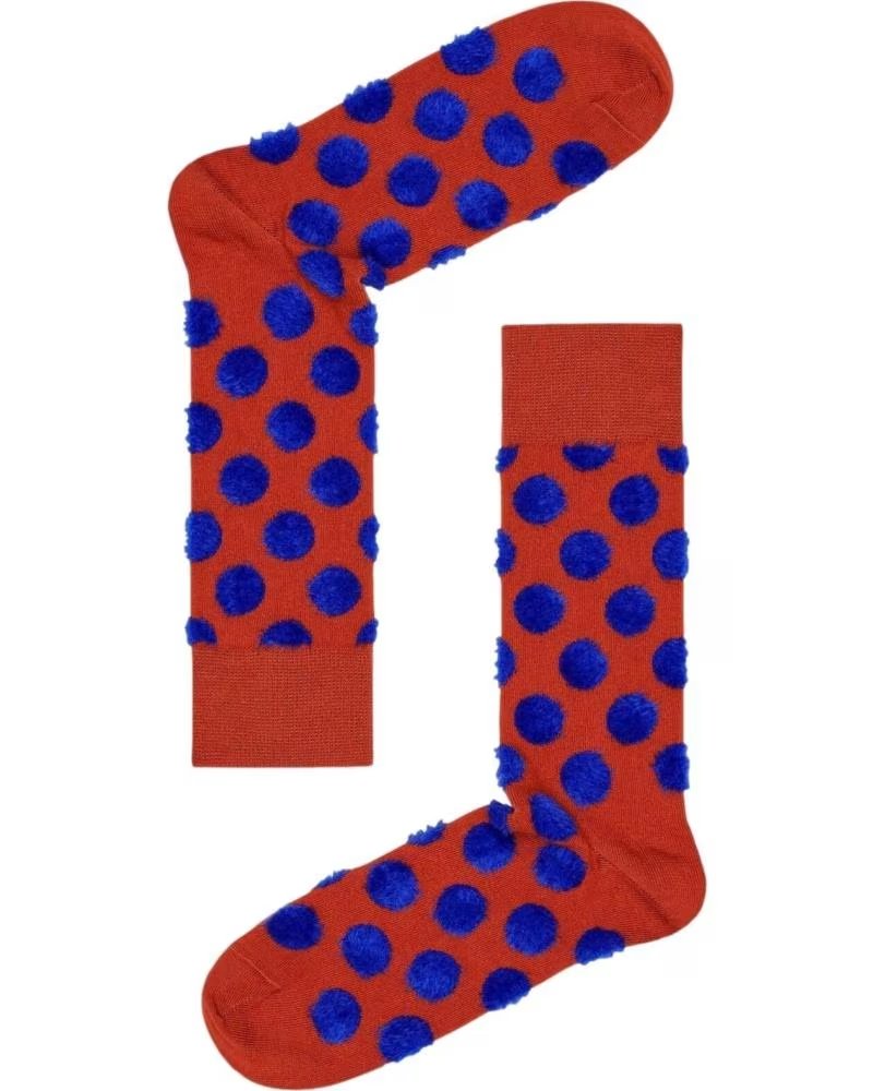 Calcetines Happy Socks Lunares Marrã"n y Azul MARRÃ³N
